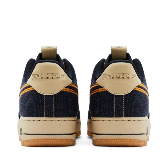 NWT 2011 Air Force 1 Low Premium ‘Denim’ Mens Size 11 - Picture 4 of 9